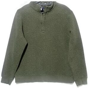 Tommy Bahama Pullover Sweater Men's Large Green Cotton Polyester Blend